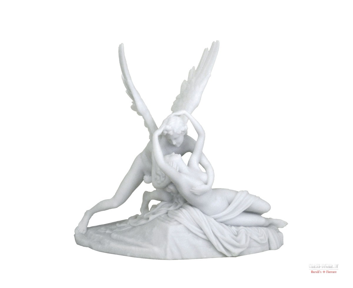Statuina AMORE & PSICHE by Antonio Canova (versione bianca) (misura piccola)