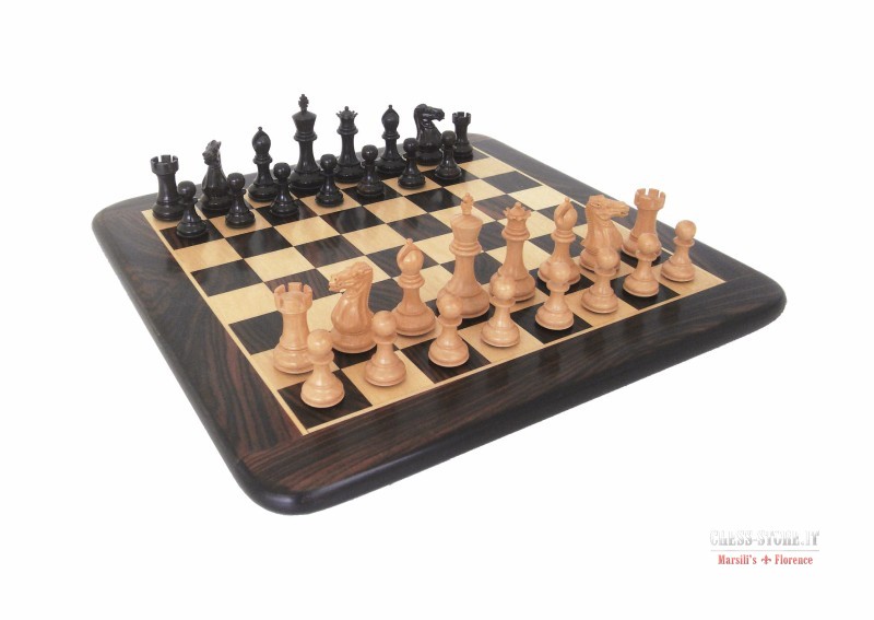 Italian Luxury Chess set from Italy game shop Florence opening online  Company Production Italian chess board hand carved pieces