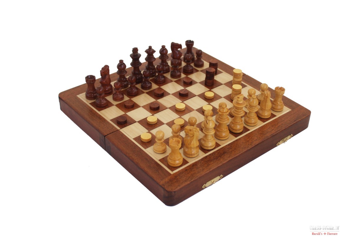 SQUARE - Set di scacchi - MAGNETICO 290 - Mogano - Scacchi