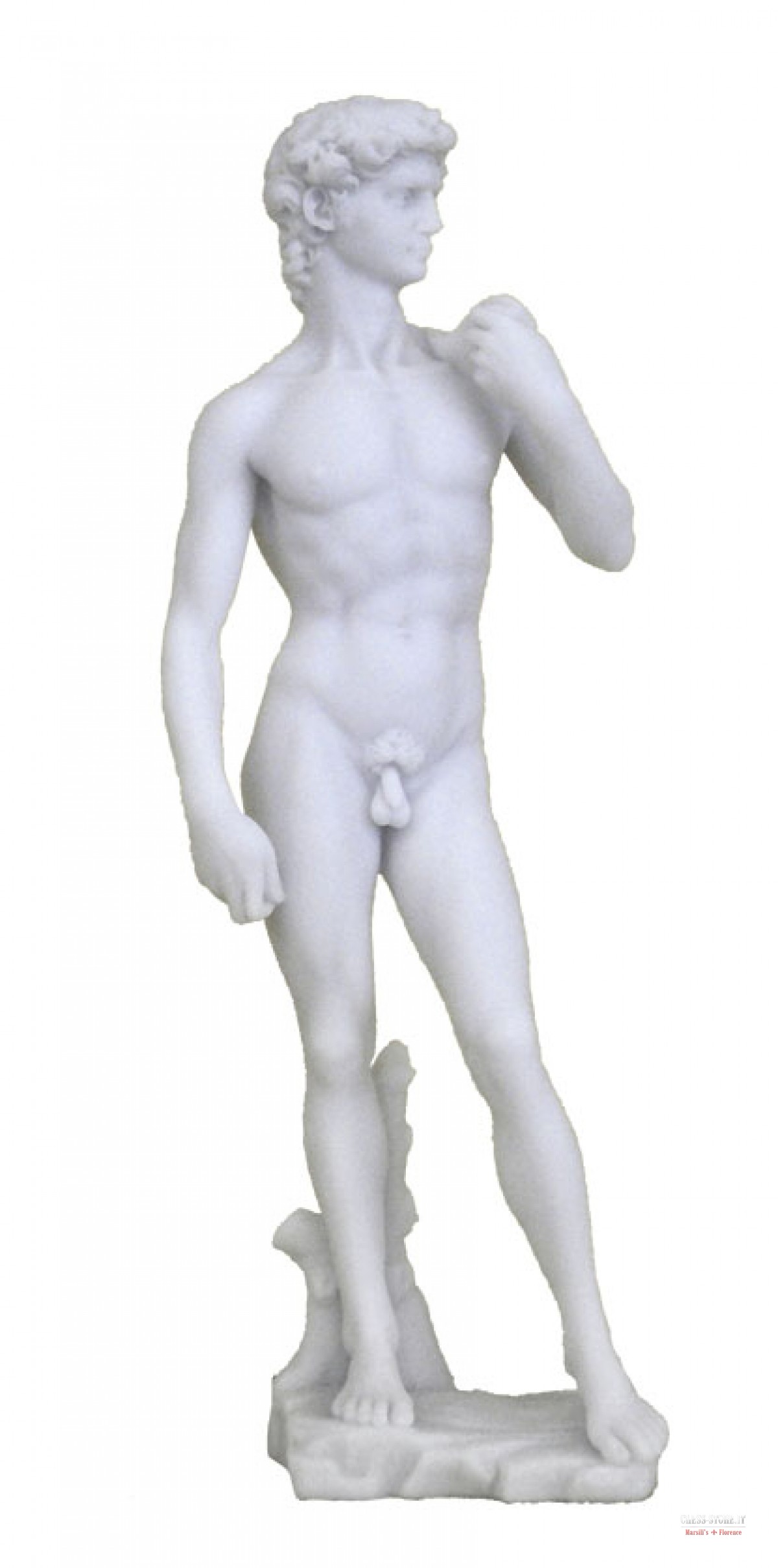 Statuina DAVID by Michelangelo (versione bianca)