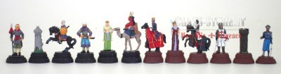 CHESS PIECES MADE IN PAINTED PEWTER online