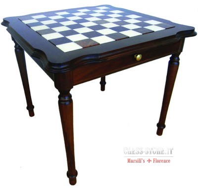 CHESS TABLES IN PRECIOUS WOOD WITH MARBLE TOP online