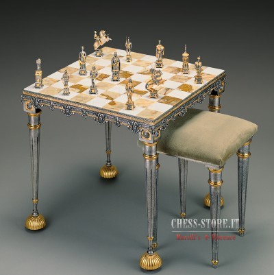 Chess CHESS MEN + CHESS TABLE online