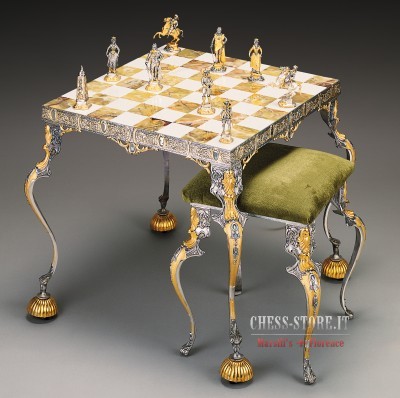 Chess CHESS MEN + CHESS TABLE online