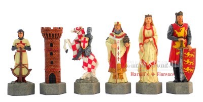 CHESS PIECES MADE IN PAINTED RESIN online