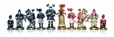CHESS PIECES MADE IN PAINTED METAL online