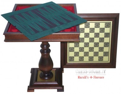 CHESS TABLES WITH TOP IN DIFFERENT MATERIALS online
