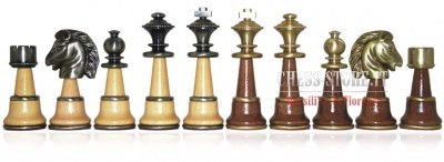 CHESS PIECES MADE IN SOLID BRASS AND WOOD online
