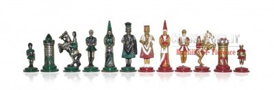 CHESS PIECES MADE IN PAINTED METAL online