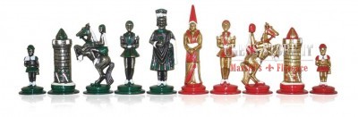 CHESS PIECES MADE IN PAINTED METAL online