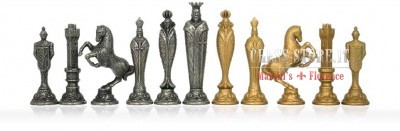 Metal chess set