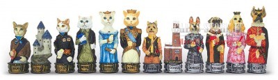 CHESS PIECES MADE IN PAINTED RESIN online