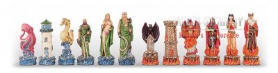 CHESS PIECES MADE IN PAINTED RESIN online