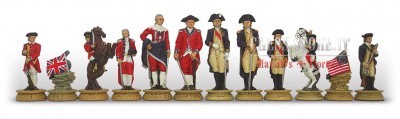 CHESS PIECES MADE IN PAINTED PEWTER online