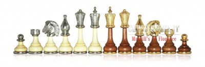 Gold chess set