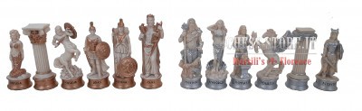 CHESS PIECES MADE IN PAINTED RESIN online