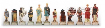 CHESS PIECES MADE IN PAINTED RESIN online